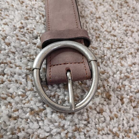 Allen Edmonds Men’s Brown Leather Belt Size 44 Made In USA 17527 - Picture 4 of 16